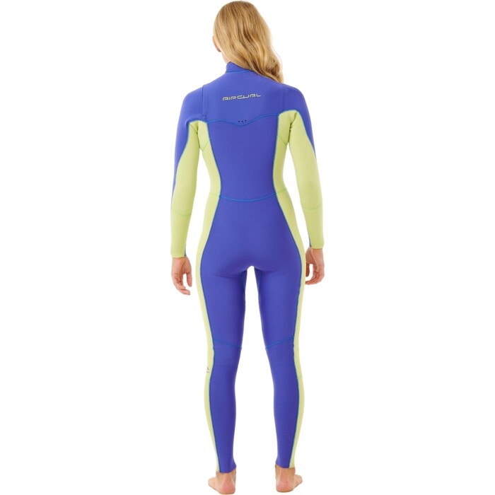 2024 Rip Curl Frauen Dawn Patrol Performance 4/3mm Brustreiverschluss Neoprenanzug 153WFS - Wild Berry